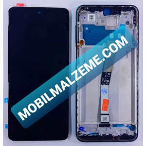 Xiaomi Redmi Note 9s Note 9 Pro Ekran Dokunmatik Çıtalı (Kasalı) Silver